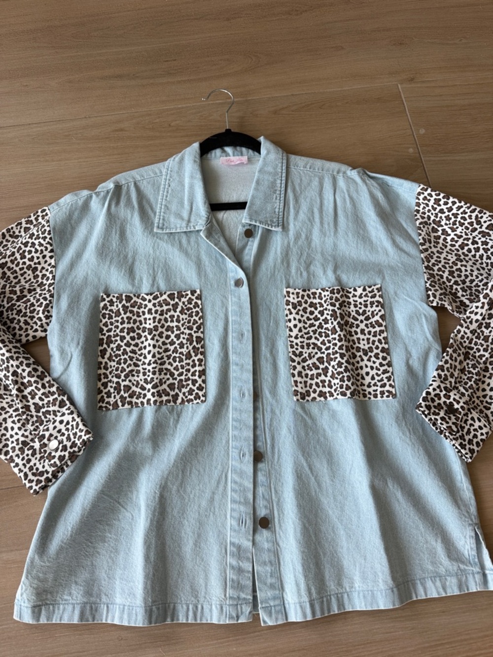 Pink Lily Light Blue Denim Jacket